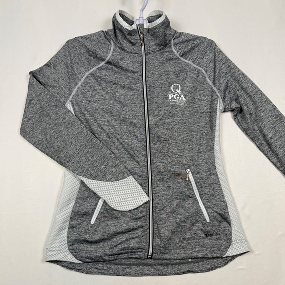 Sunice Jackets & Blazers - Sunice PGA Championship Golf Jacket Women Small Full Zip Athletic Heather Gray